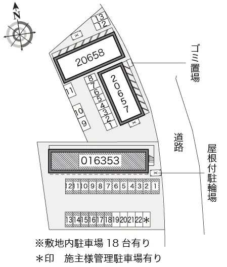 ★手数料０円★袋井市延久　月極駐車場（LP）